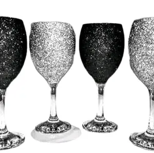 Shine Bright! Custom Bling Wine Glass!!