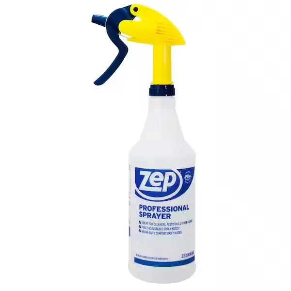 ZEP Professional 32 oz. Heavyduty Handheld Spray Bottle - 30 ft Direct Jet for Household Appliance Maintenance