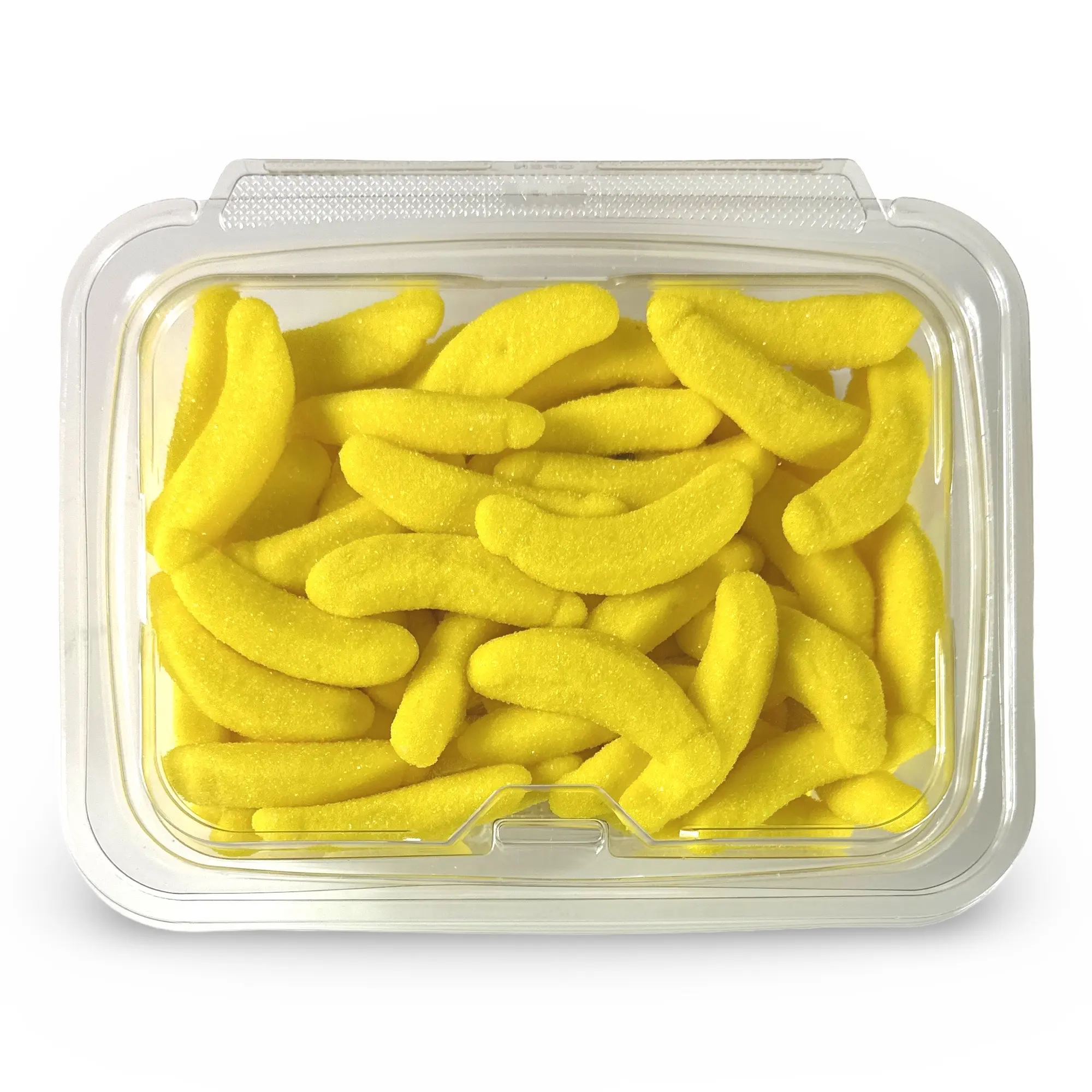 Chewy Banana Shaped Gummy Candy, Bulk Party Tub, 12 Oz Chewy Banana Shaped Gummy Candy, Bulk Party Tub, 12 Oz