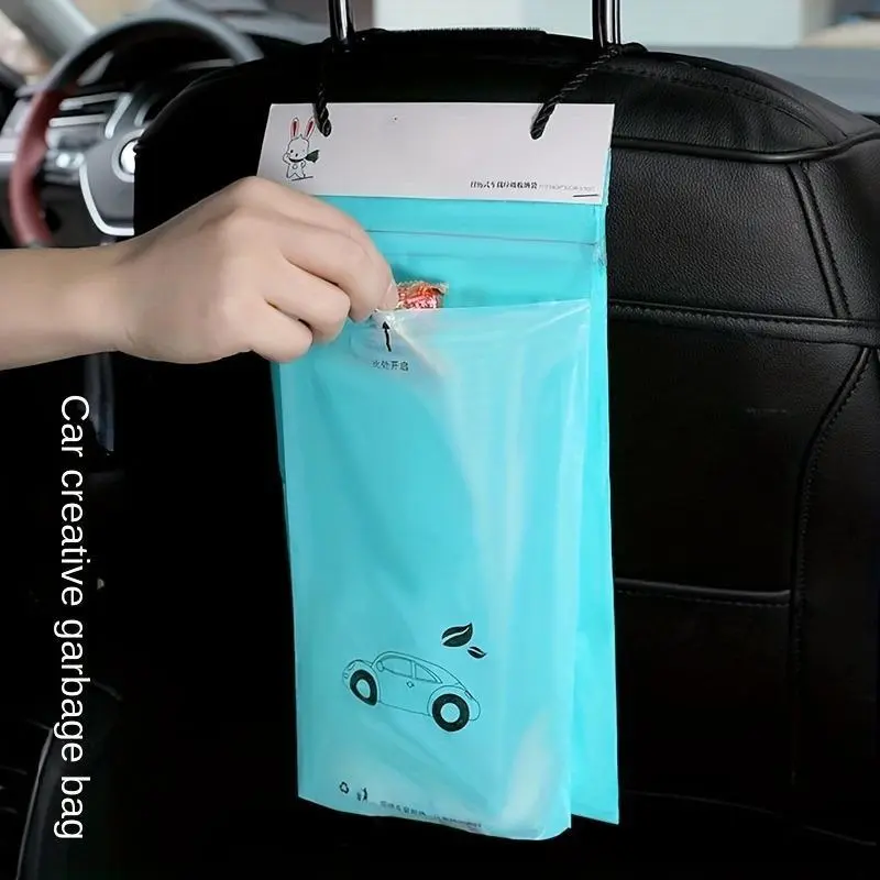 Disposable Sturdy trash bags for cars, 30 pieces, perfect for kitchen, car seats and interior organization! Durable Trash Bag, Bin Bags