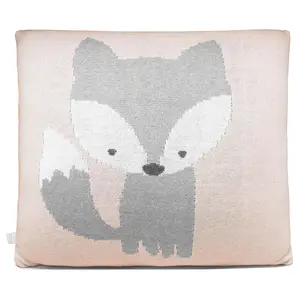 Rian Tricot Cushion Fox - Soft Pink
