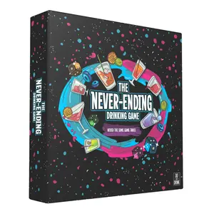 Do Or Drink The Never-Ending Drinking Game - Hilarious 21+ Adult Party Board Game with Dice Dares & Drinks for 2-8 Players | Fun for House Parties, Pregames, Birthdays & College Nights