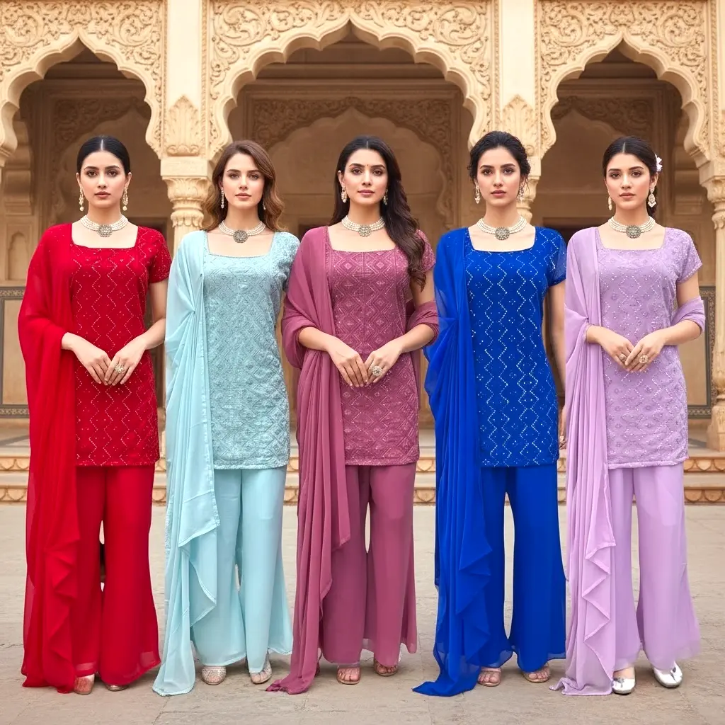 90s famous fashion kurta set