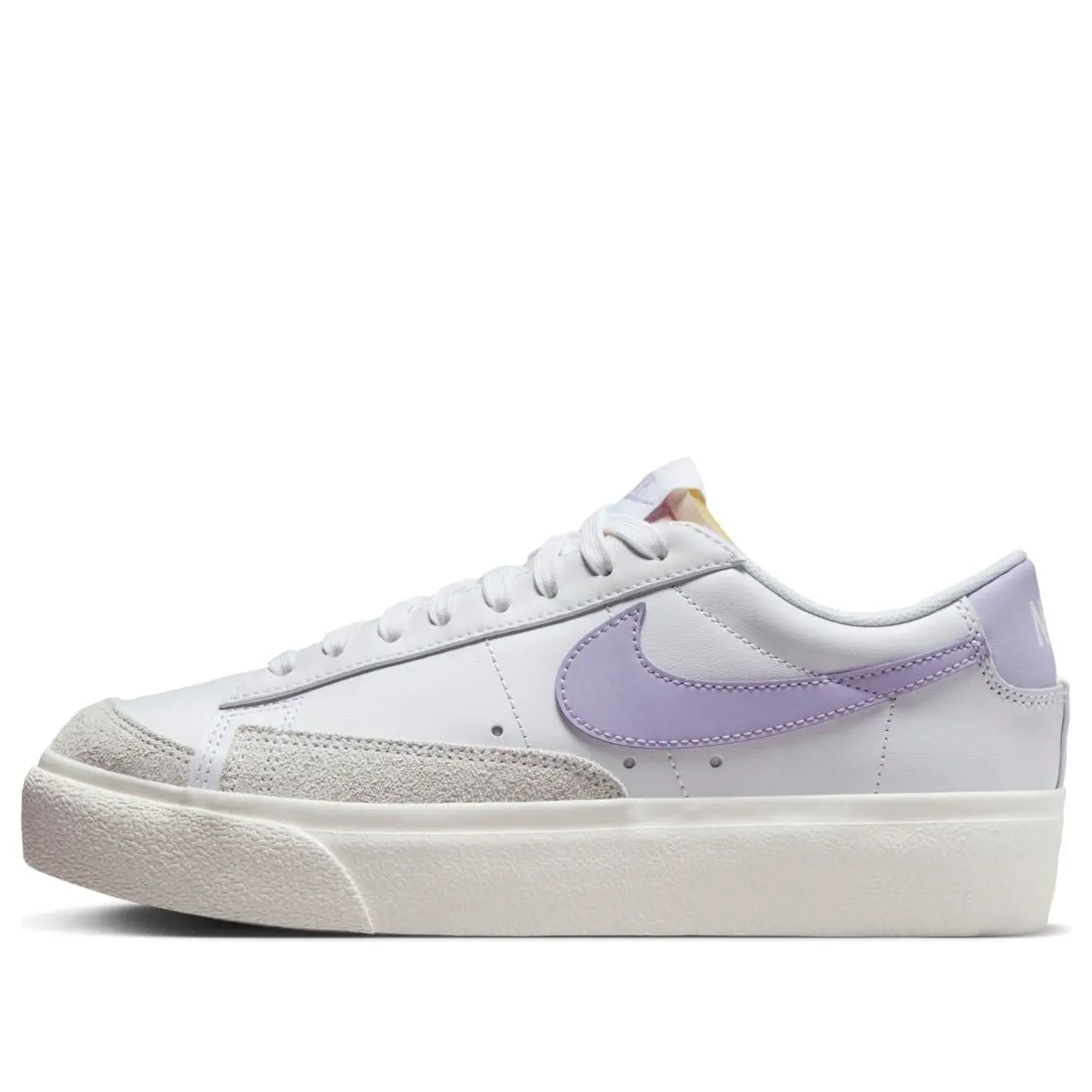 Women's  Nike Blazer Low Platform 'White Lilac Bloom' DJ0292-114 Basketball Sneaker Trainer Sports