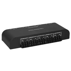 212 MAIN 4-Way Speaker Control Cinch - 1-Pack Home Speaker Switch, Stereo Input for Audio Connections with Amplifiers Compatibility