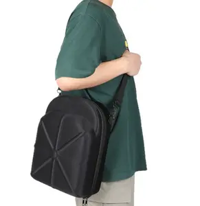 No More Squished Hats! Hard Shell Hat Storage Case for Travel & Home Camo Design Holds 6 Caps-r