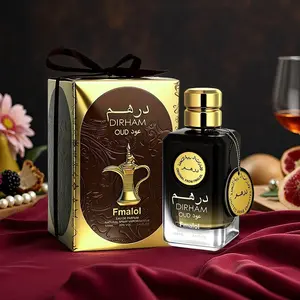 Men's Diar Hamam Sandalwood Scented Perfume, Eau De Parfum, 100ML, Golden Box Gift Set, Luxurious Texture, Citrus & Sandalwood Fragrance, Long-Lasting, Aromatic Woody Fragrance
