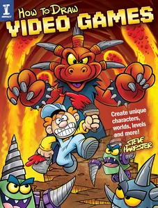 USED-How to Draw Video Games: Create Unique Characters, Worlds, Levels and More! by Harpster, Steve (Paperback)