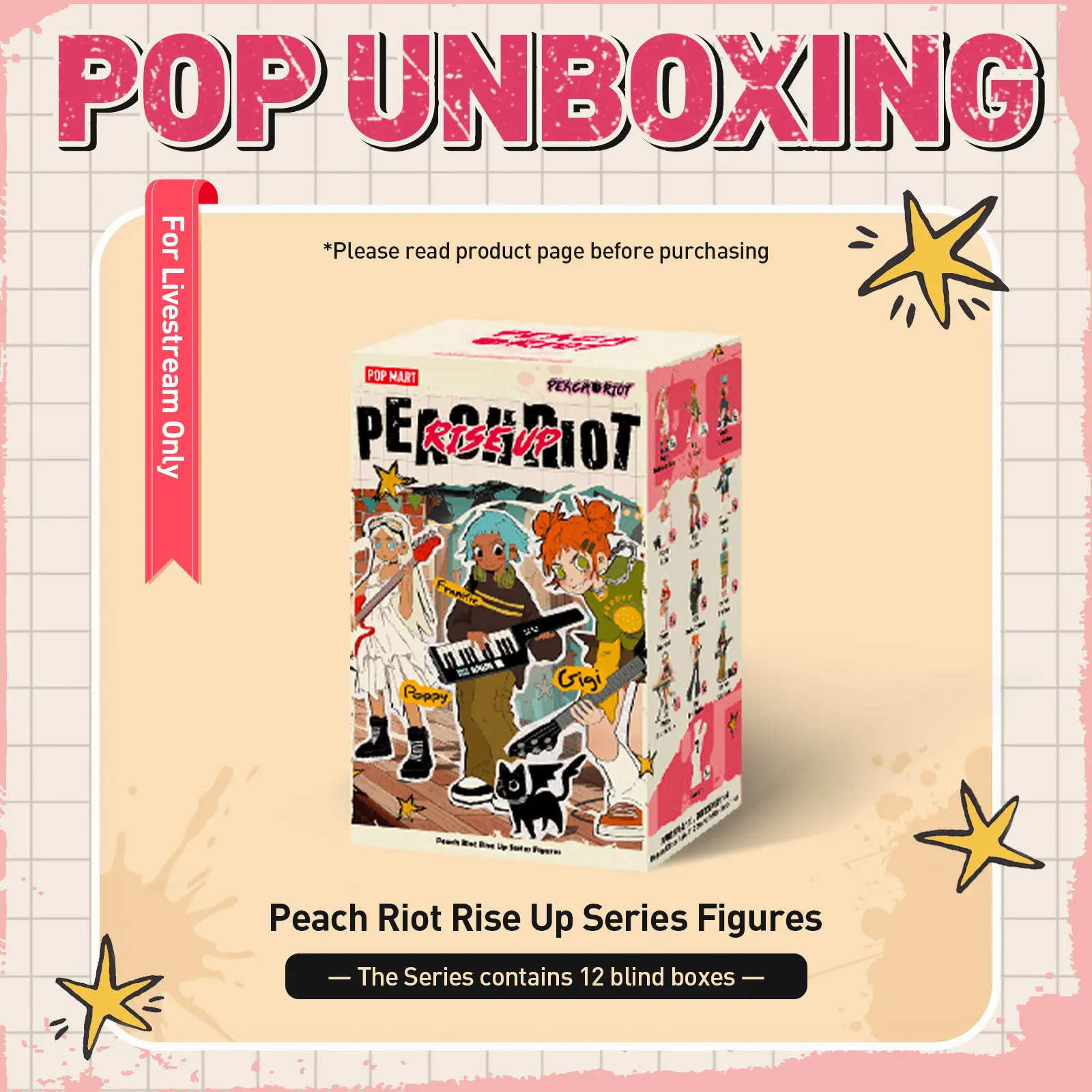 unboxing - Peach Riot Rise Up Series Figures