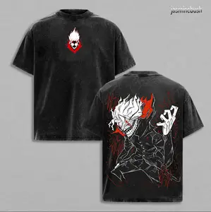 Okarun Inspired Anime Tee, Dandadan Manga Graphic Shirt, Double-Sided Graphic Tee, Oversized Streetwear T-shirt, Lightweight Cotton Top, Gift for Manga & Anime Fans