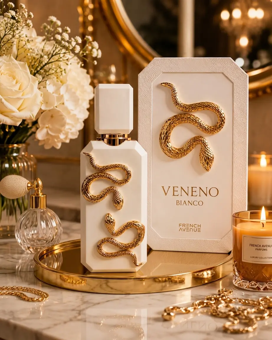 Veneno Bianco Eau de Parfum 100ml | Luxury Vanilla Floral Amber Perfume for Women