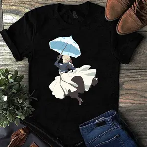 Violet Evergarden - Parasol - Minimalist Art T-Shirt
