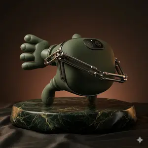 Shoulder Massager Electric Cervical Massager Bionic Hand Heating Wireless Portable 3D Kneading Massage for Neck Shoulders & Hands Unisex Lightweight & Adjustable Speed Settings