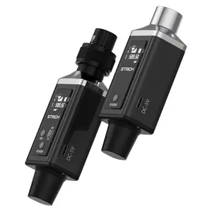Wireless XLR Microphone System – 16 Channels, 164ft Range, Plug-On Transmitter & Receiver