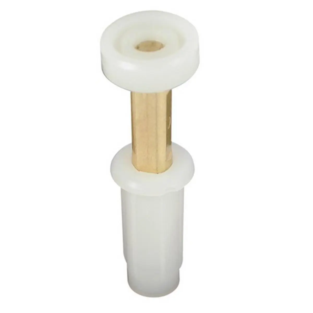 PRIME-LINE 163582 Brass Roller Guide for Bi-Folding Doors, Door Hardware with 11/16 in. Nylon Roller and 7/16 in. Nylon Base, Use On National Series 3900 Bi-Fold Doors