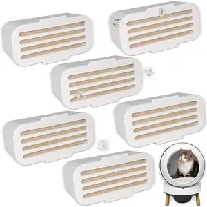 6 Pack Deodorizer for PetSafe ScoopFree SmartSpin Self-Cleaning  Litter Box, Odor Control Compatible with HHOLOVE Self-Cleaning  Litter Box, Air Freshener, Pet