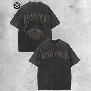 Men’s 100% Cotton Classic Short Sleeve Tshirt - Unisex Christian Clothing, Round Neck H-Fit Vintage Graphic Tees, Double-Sided Retro Cross & Romans 3:23 Scripture Design, Soft Machine Washable Summer Casual Men’s Shirts