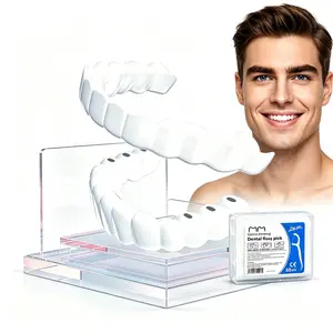 【3 PACK】1-Minute Fit Snap On Veneers -Perfect Smile Close-up Confident Instant Visual Look Enhancer for Missing Teeth & Gaps - Natural White