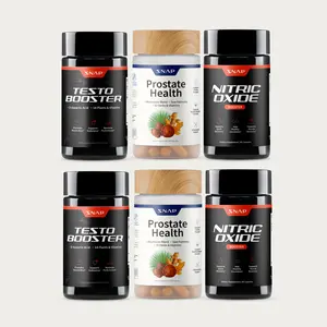 2x "Big Boy Bundle" Ultimate Men's Health & Vitality - Testo Booster + Prostate Health + Nitric Oxide Booster - Supports Testosterone Production - D-Aspartic Acid & 14 Plants - Boost Blood Flow & Stamina - Muscle Mass & Performance Booster