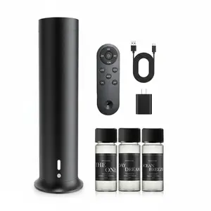 Hotel Style Air Freshener Diffuser - 1000 Sqft, Rechargeable, Remote, 3 Scents, Silent, Perfect Gift for Men & Women, hotels cents