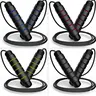 Adjustable Jump Rope for Adults, Tangle-Free Steel Cable with Ball Bearings and Foam Grip Handles for Home Gym, Exercise, Multiple Colors