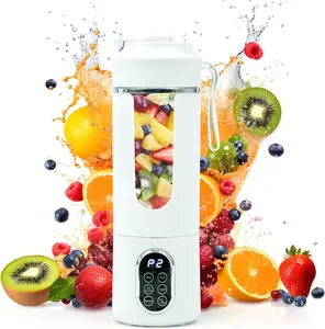 530ML Mini Portable USB Electric Blender - White Personal Juicer with Automatic Cleaning, Multi-Purpose for Smoothies and Shakes, Easy to Use