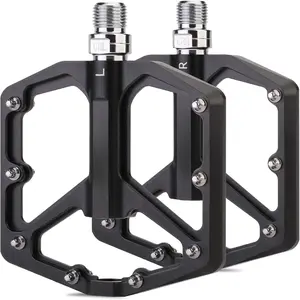 Pedals, Universal Fit Bicycle Pedals  9/16" Sealed Bearing Lightweight Wide Flat Platform for Road Mountain BMX MTB
