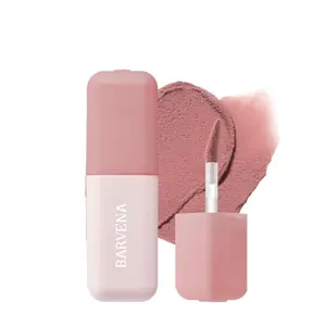 Barvena Blurry Lip Duo - Nude Blur Tint & Soft Velvet Matte Lip & Cheek Stain with Airbrushed Finish Vegan Cruelty-Free Makeup for Everyday Use - Gloss Lipgloss Flawless Natural Look - Lipstick