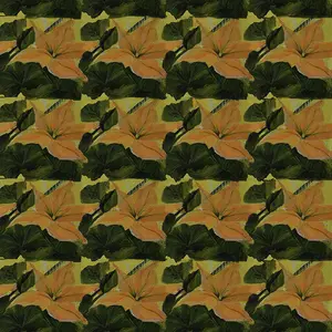 Northcott Bittersweet Blossom Orange 1 Yard Cut
