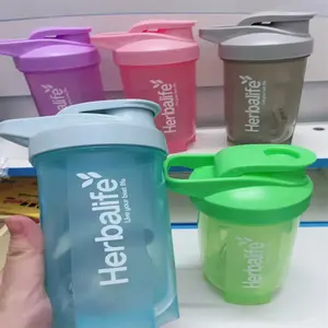 NEW Herbalife 500ml Sports Water Bottle Shaker Bottle Whey Protein Suplementos Proteina Shaker with Mesh Grid