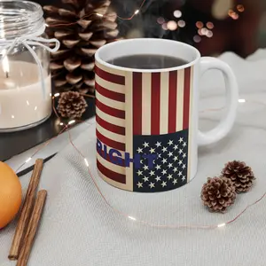 JPKOOMEN.COM She Was Right Ceramic Mug 11oz - Glossy Finish, Microwave & Dishwasher Safe, Bright Colors, Classic Design - Drinkware