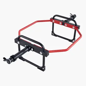 fathersdaygift VEVOR Trap Bar Hex Bar, 2-Inch Hex Barbell, 500 LBS Capacity Shrug Bars, Weightlifting and Strength Training Equipment, Home Gym for Squats, Deadlifts, Shoulder Presses, Red