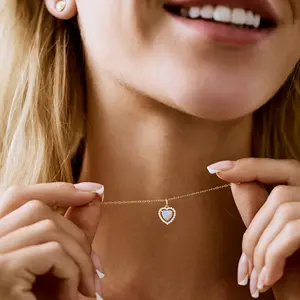 Heart Opal Necklace –  A Sparkling Token of Love