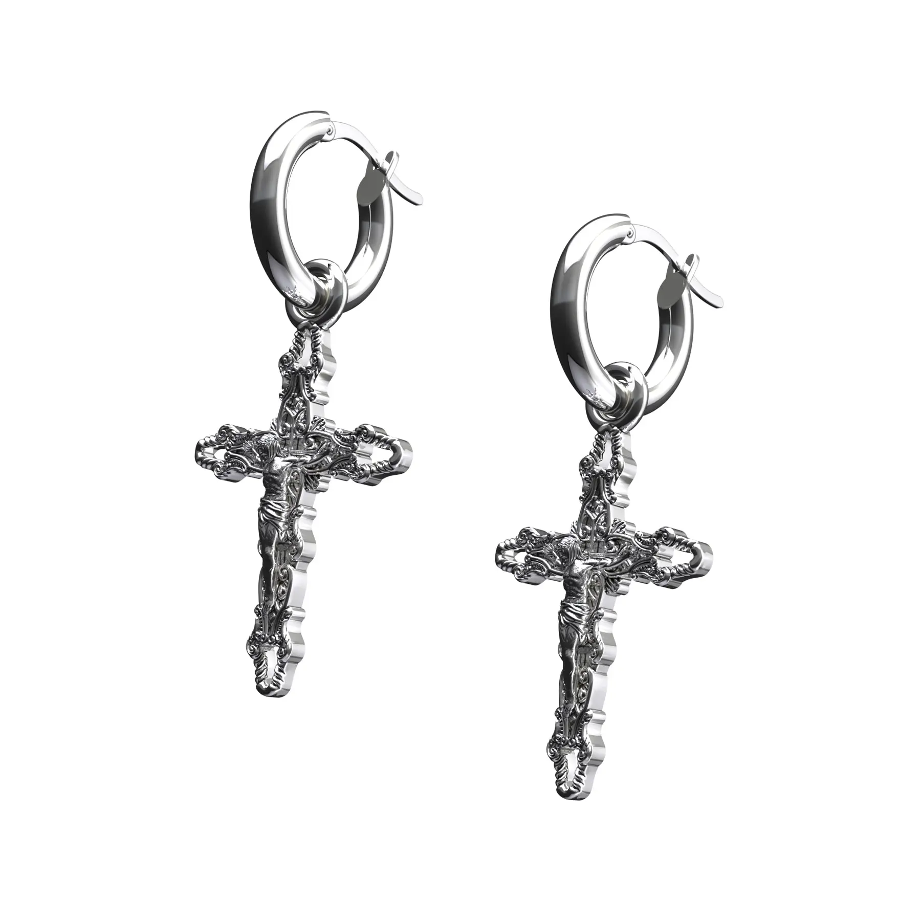CRUCIFIX CROSS EARRING