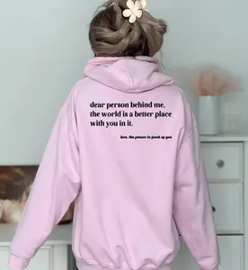 Dear Person Behind Me Hoodie You Matter You Are Enough Positivity Mental Health Gift Hoodie