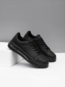 Men's Casual Solid Color Low Top Sneakers, Fashionable Breathable Comfortable Sports Shoes, Male All-match Round Toe Shoes for Daily Wear, Trainer, Athletic Trainers