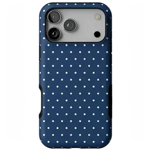 On the Dot | Navy Polka Dot Case