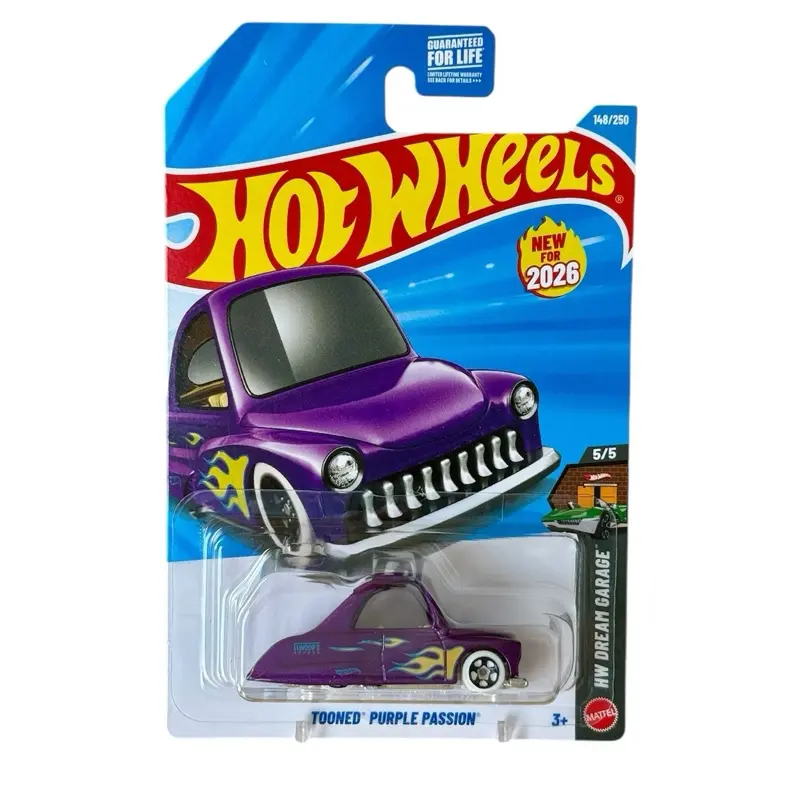 Hot Wheels Tooned Series Purple Passion HW Dream Garage 1:64 No New Collectible Diecast Model Car, Model Cars Collectible Toy, Collectible Model Car, Wheeled