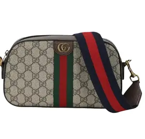 Pre-owned GUCCI PVC Shoulder Bags Ophidia Small Crossbody Camera Bag BGP222838