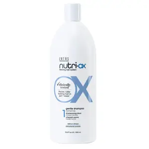 Nutri-Ox Gentle Hair Cleanser Shampoo & Conditioner - Sunflower Oil, Peppermint, Biotin - 1L Anti-Hair Loss Care for Normal to Thinning Locks