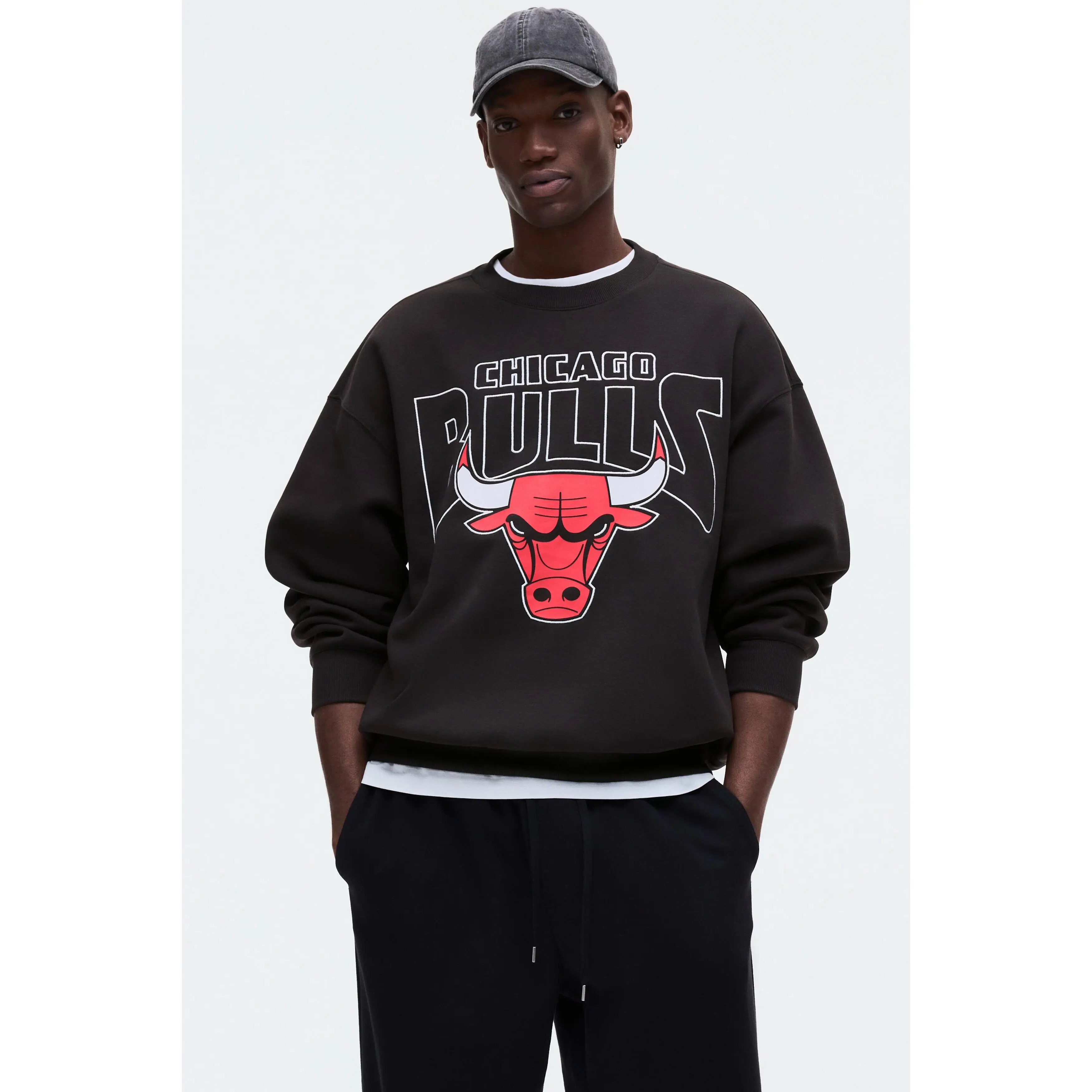 H&M Oversized Fit Printed sweatshirt