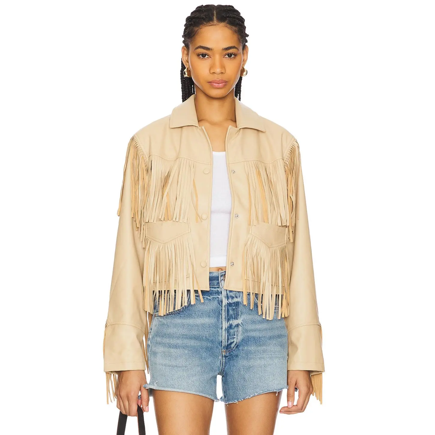 Steve Madden Halia Jacket in Tan
