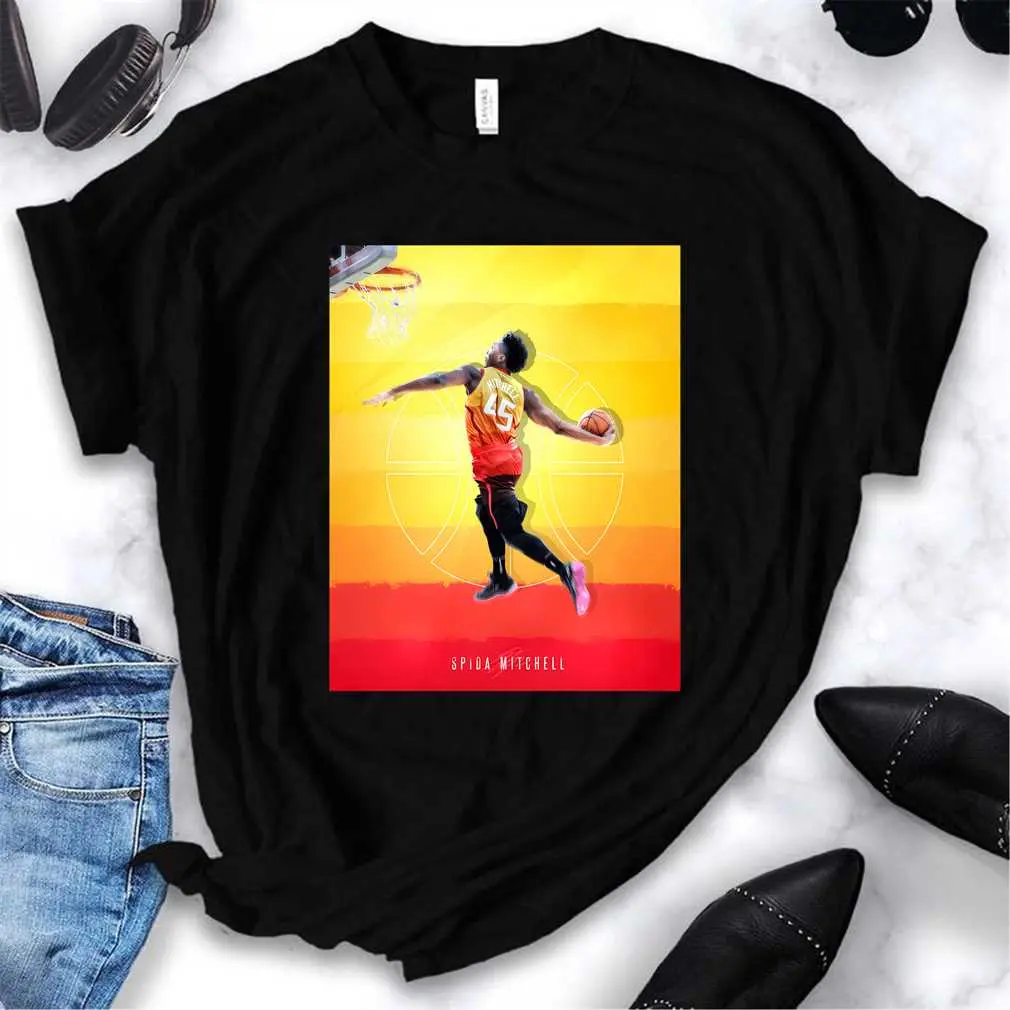 Donovan Spida Mitchell Utah Sports Art T-Shirt