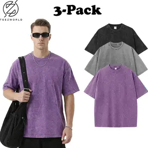 Premium 3-Pack Oversize T-Shirt Bundle Oversized Heavyweight Cotton T-Shirt Relaxed Fit Streetwear Y2K Fashion Minimal Aesthetic Unisex Soft Breathable Comfortable Daily Wear Casual Outfit Durable Basic Wardrobe Essential Trending UK US