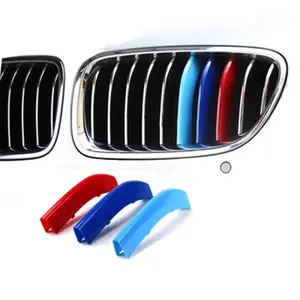 3pcs/lot Car Grille Network Decor Trims Grill Sticker for BMW E46 F30 E90 3 Series Car Style BMW Grille Sticker BMW Accessories 2026 For your cars