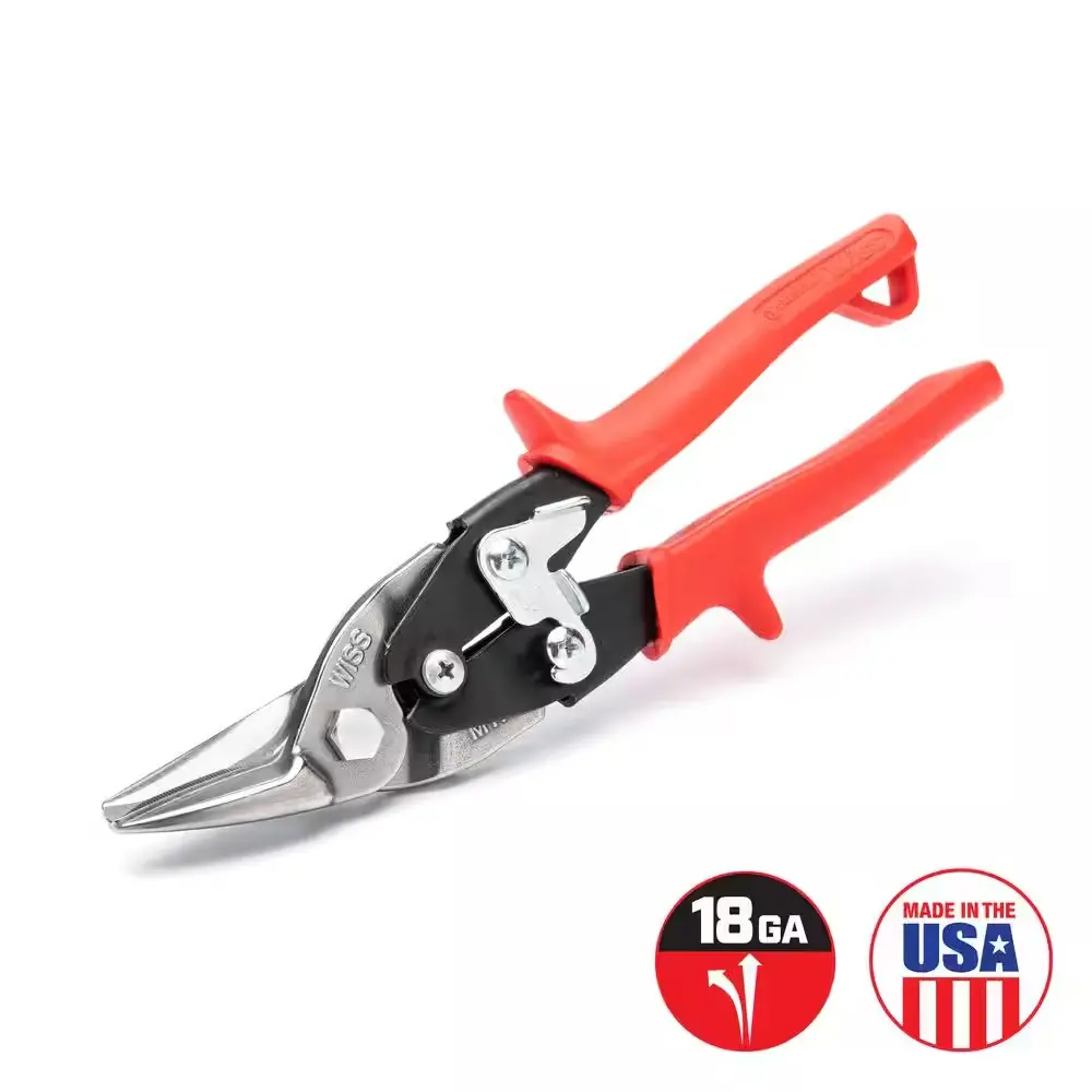 Crescent Wiss 9-3/4 in. Compound Action Straight and Left Cut Aviation Snips