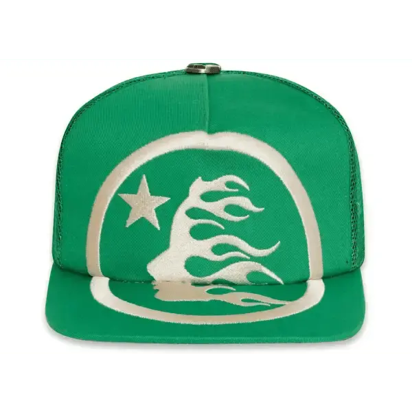 Hell star big logo snapback trucker hat
