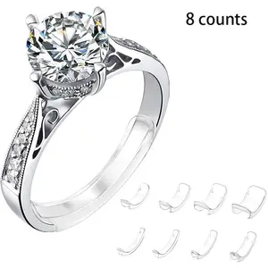 Invisible Ring Size Adjuster Set, Lightweight & Convenient Sizing Bars, Ring Guards for Adjusting Ring Size, Jewelry Accessories for Women & Men, Bridal