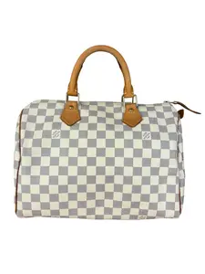 Pre-owned Louis Vuitton - Shoulder Bags Damier Azur Speedy 30