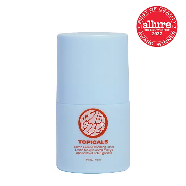 Glycolic & Salicylic Acid Serum - Antibacterial Soothing Tonic for Ingrown Hairs, Razor Bumps, Discoloration, All Skin Types, Selfcare Skincare Repair, US-Friendly Beauty & Personal Care Serum